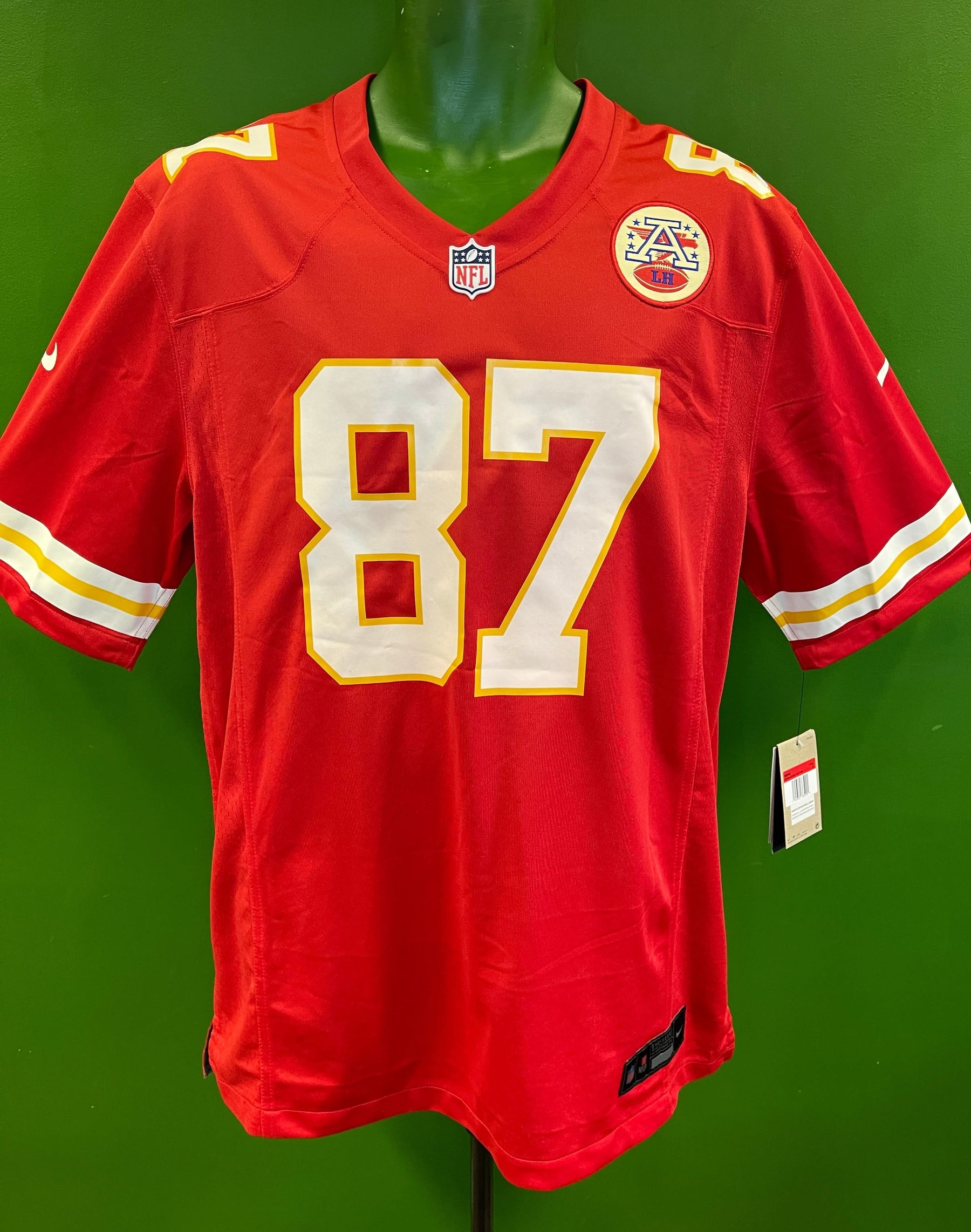 NFL Kansas City Chiefs Travis Kelce #87 Game Jersey Men's Large NWT