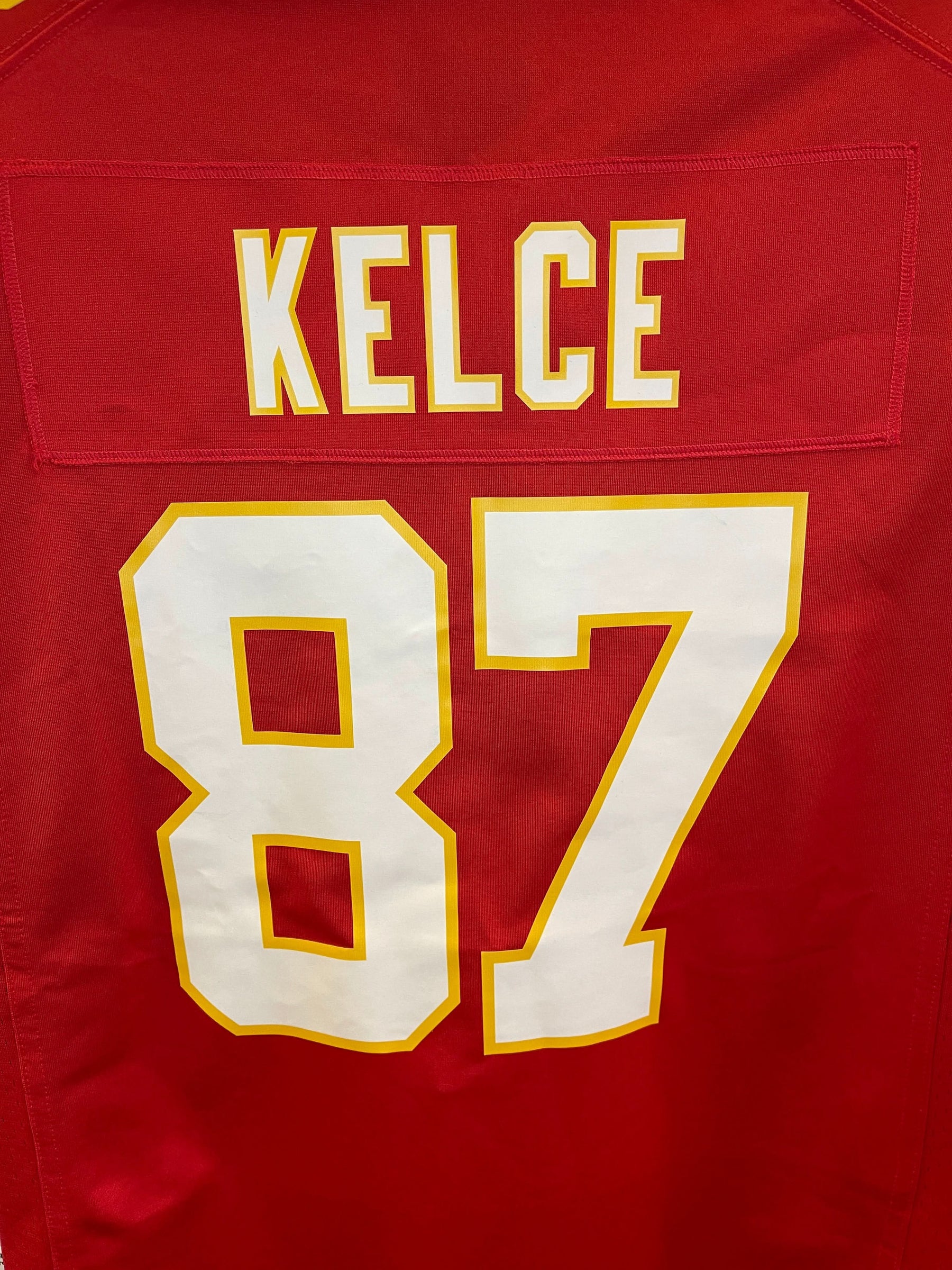 NFL Kansas City Chiefs Travis Kelce #87 Game Jersey Men's Large NWT