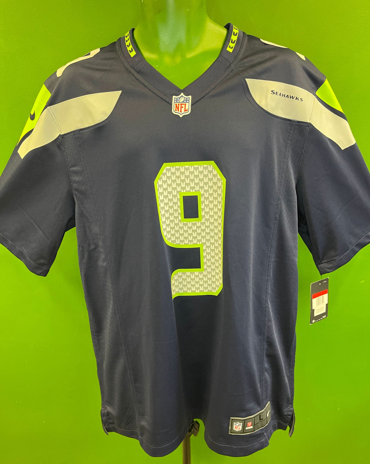 NFL Seattle Seahawks Kenneth Walker III #9 Game Jersey Men's Large NWT