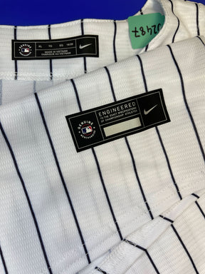 MLB New York Yankees Striped Button-Up Baseball Jersey Youth X-Large 18-20 NWT