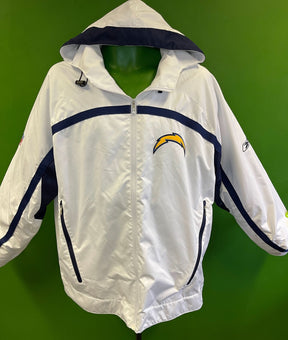 NFL Los Angeles Chargers Sideline Vintage White Coat/Jacket Men's Medium