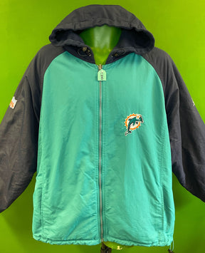 NFL Miami Dolphins Vintage Reversible Stitched Jacket/Coat Men's X-Large