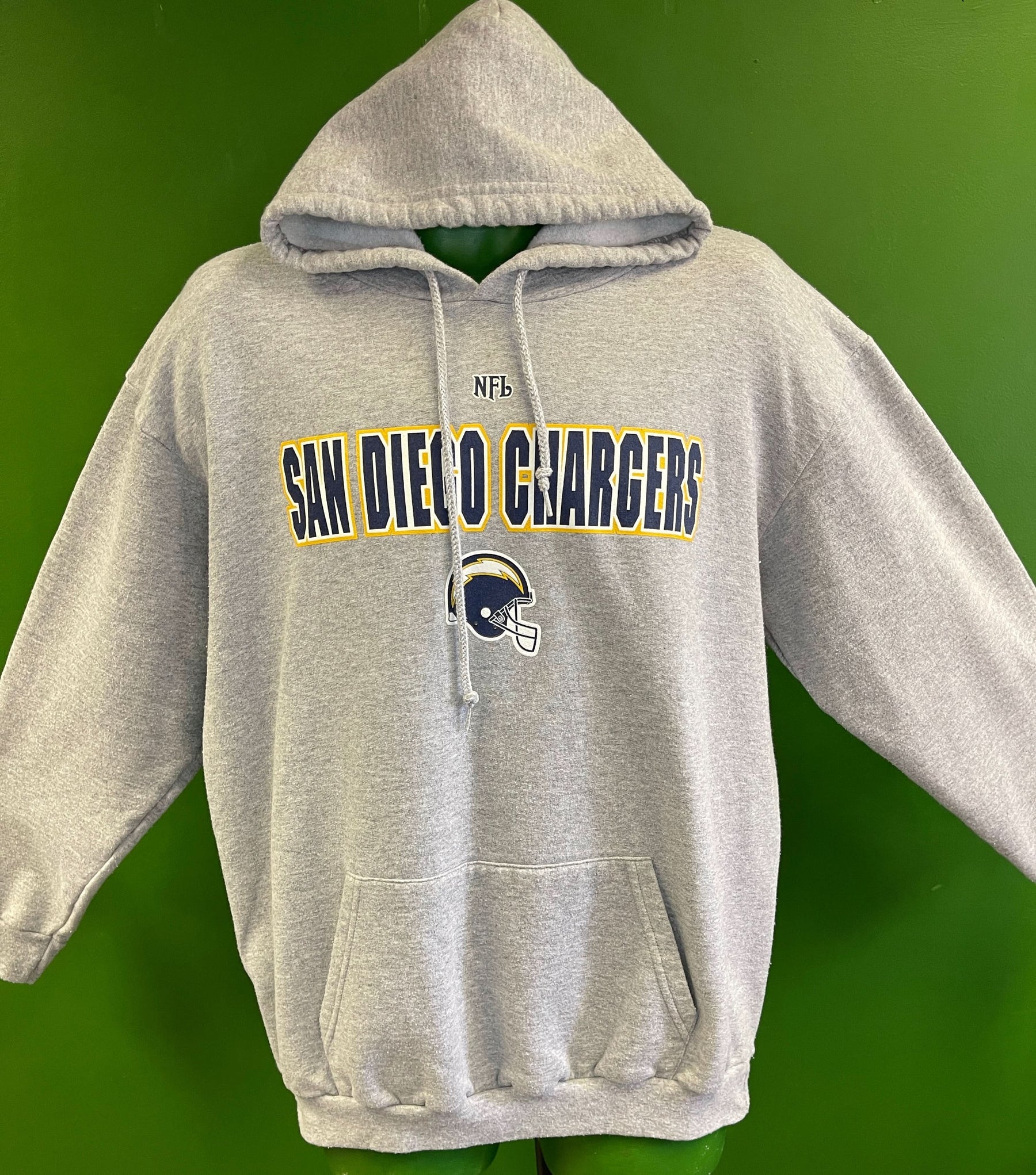 NFL San Diego (Los Angeles) Chargers Vintage Pullover Hoodie Men's Large