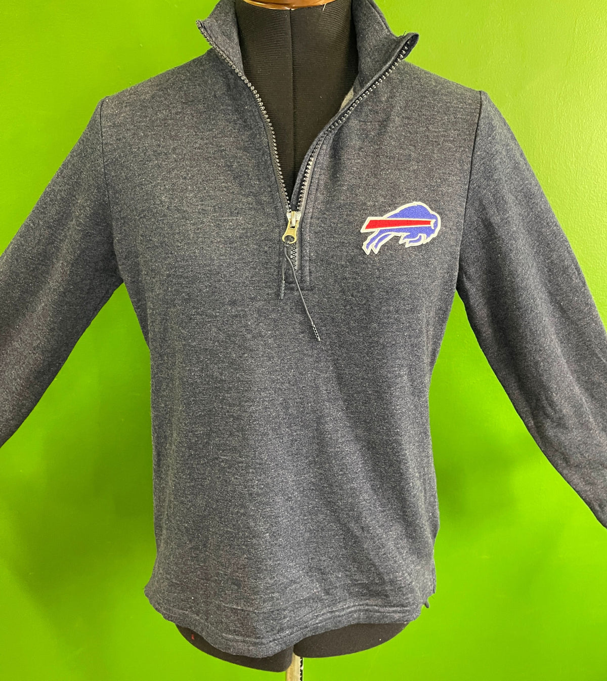 NFL Buffalo Bills Antigua 1/4 Zip Pullover Top Women's Small