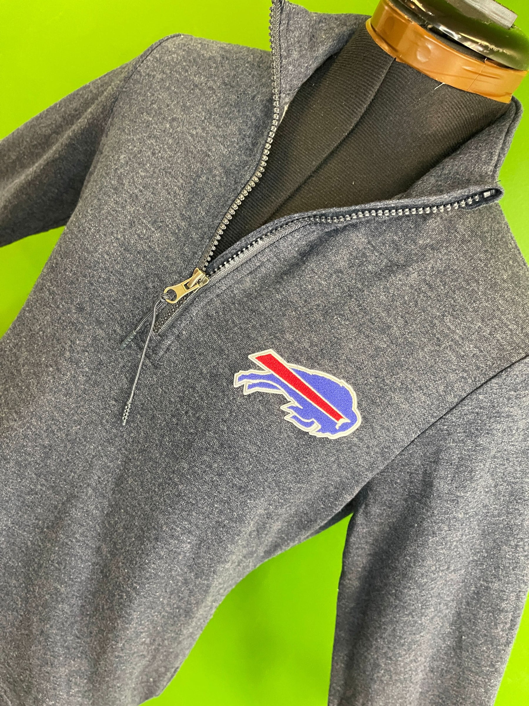 NFL Buffalo Bills Antigua 1/4 Zip Pullover Top Women's Small