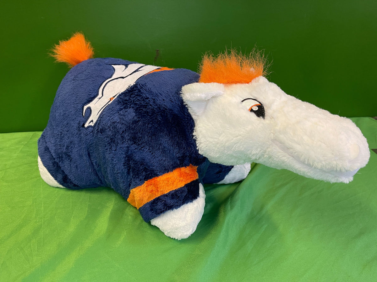 NFL Denver Broncos Miles Mascot Licenced Cuddly Toy Pillow Pet