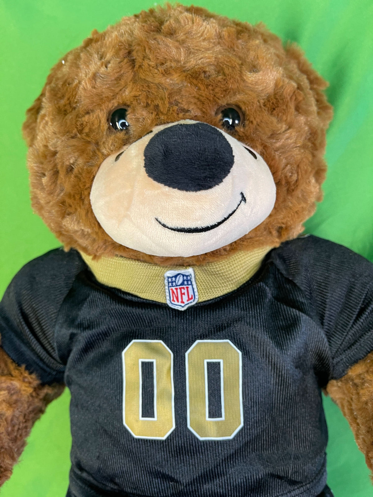 NFL New Orleans Saints Build-a-Bear Singing Cuddly Toy Teddy Bear