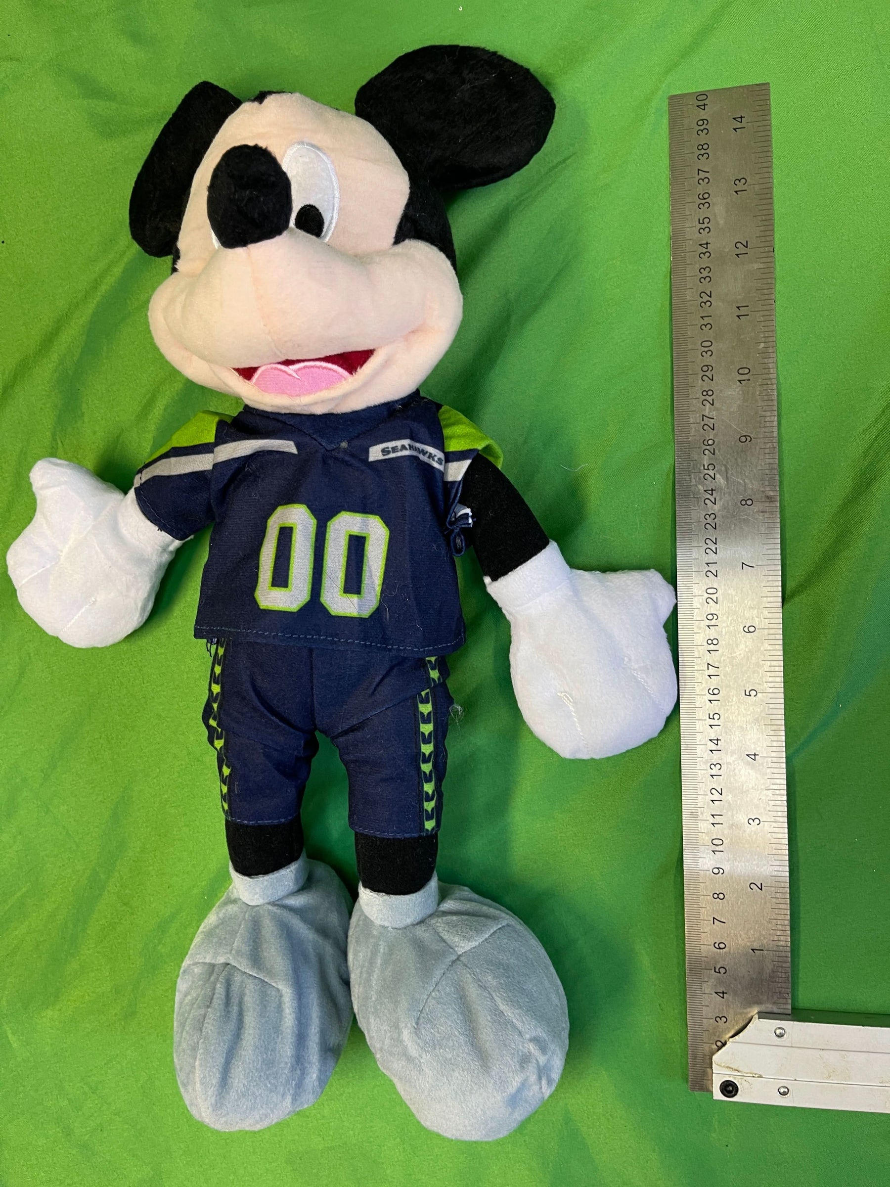 NFL Seattle Seahawks Disney Official Mickey Mouse Cuddly Toy