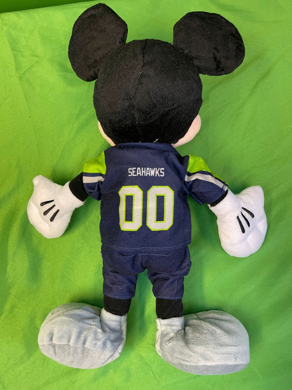 NFL Seattle Seahawks Disney Official Mickey Mouse Cuddly Toy