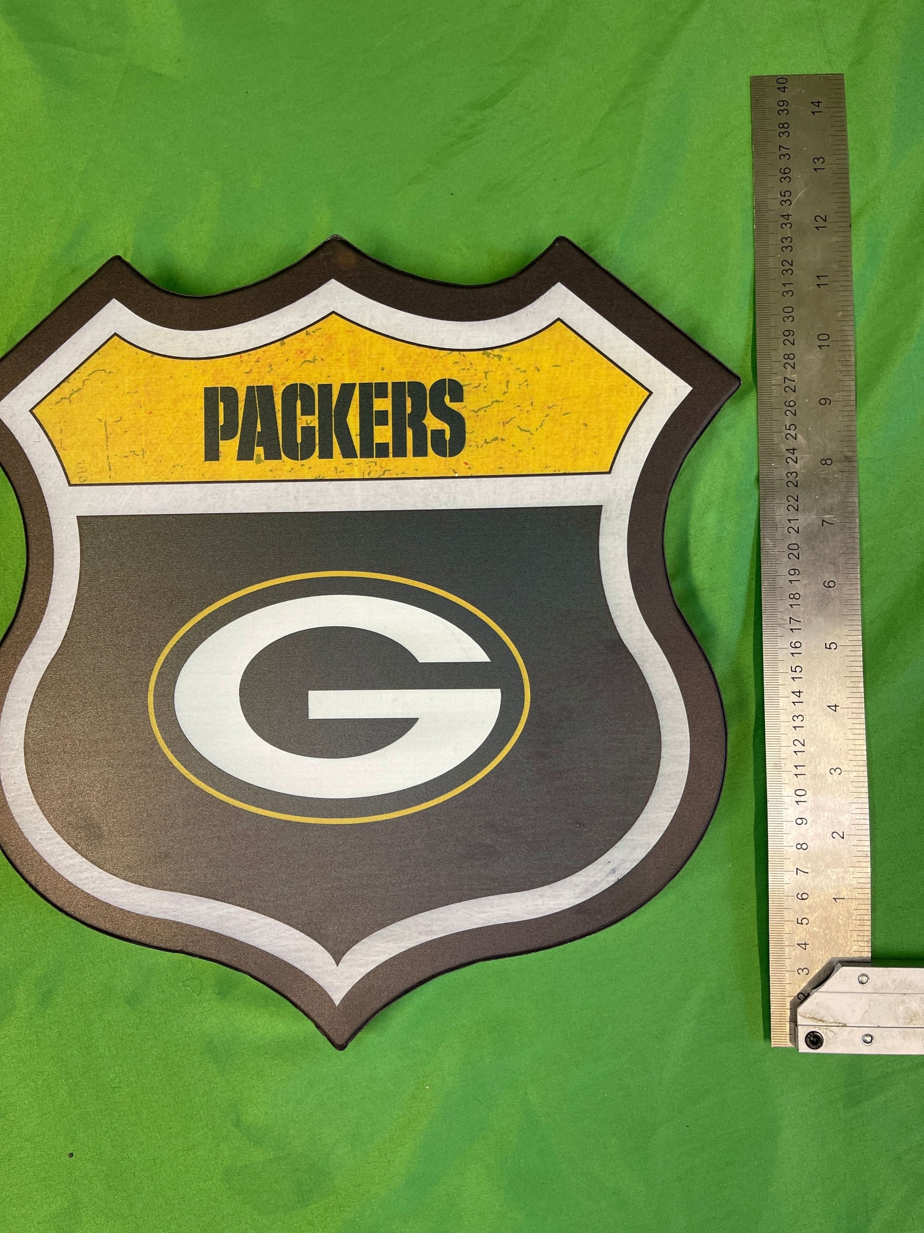 NFL Green Bay Packers FOCO Vintage 13-inch Metal Wall Sign NWT