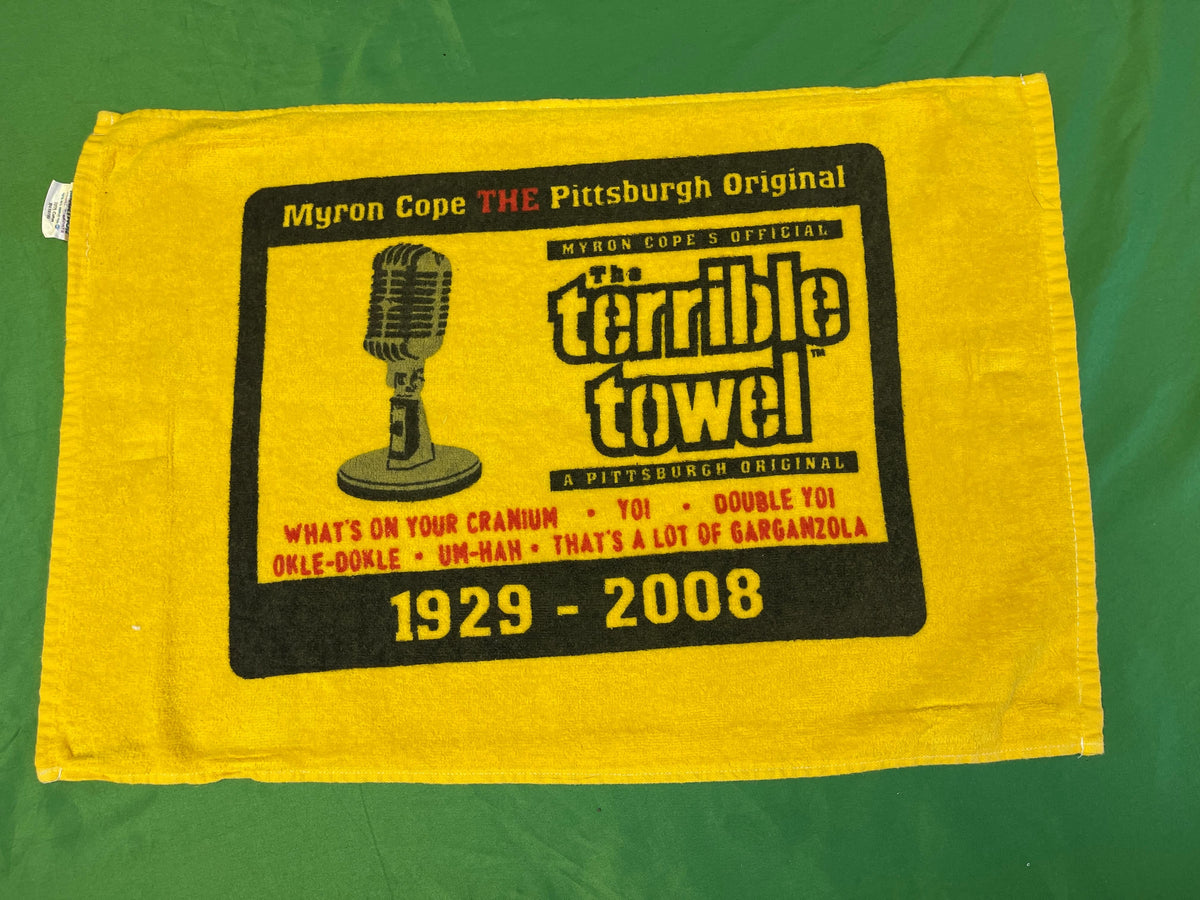 NFL Pittsburgh Steelers Myron Cope Memorial Edition Terrible Towel