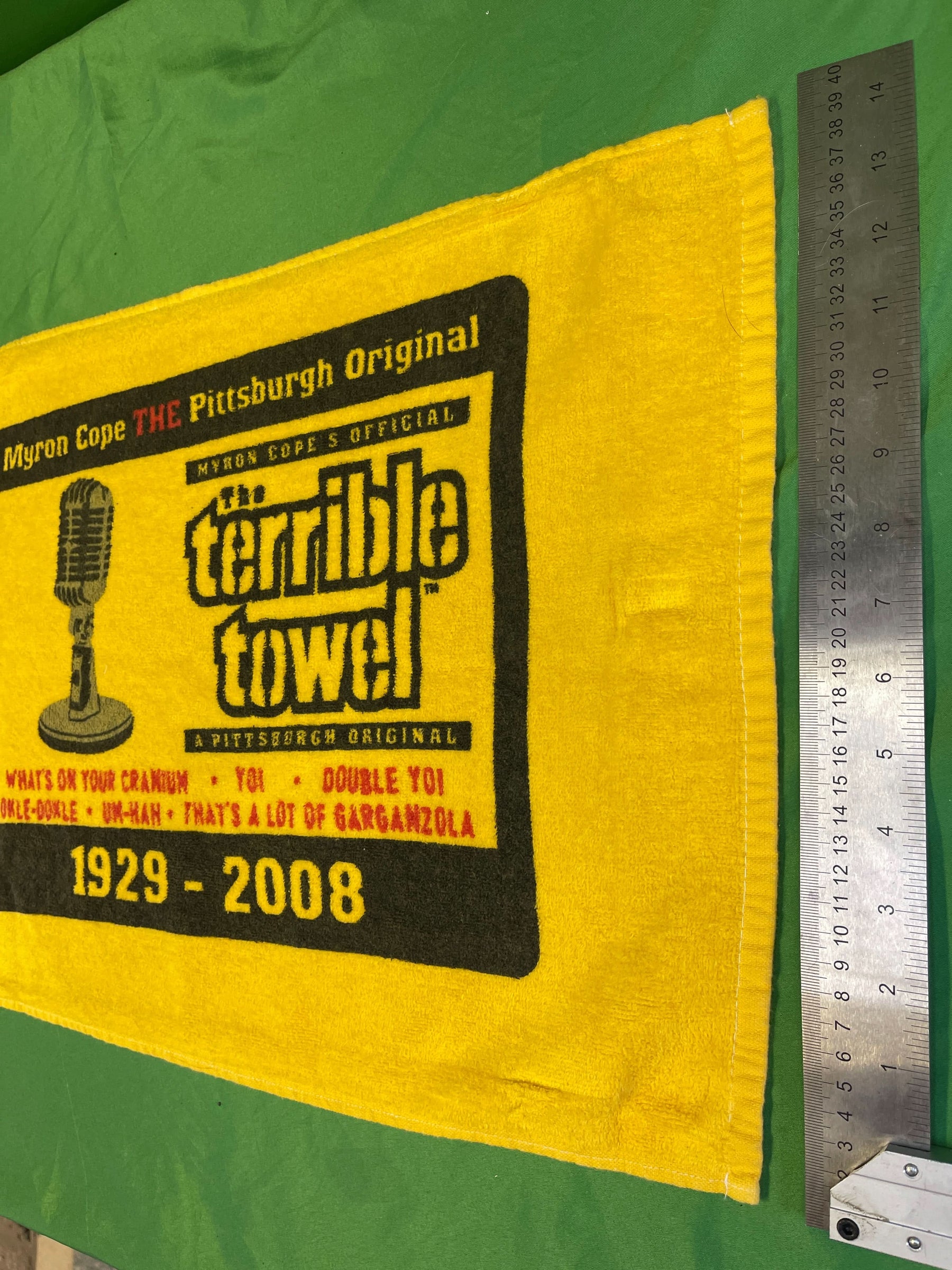 NFL Pittsburgh Steelers Myron Cope Memorial Edition Terrible Towel