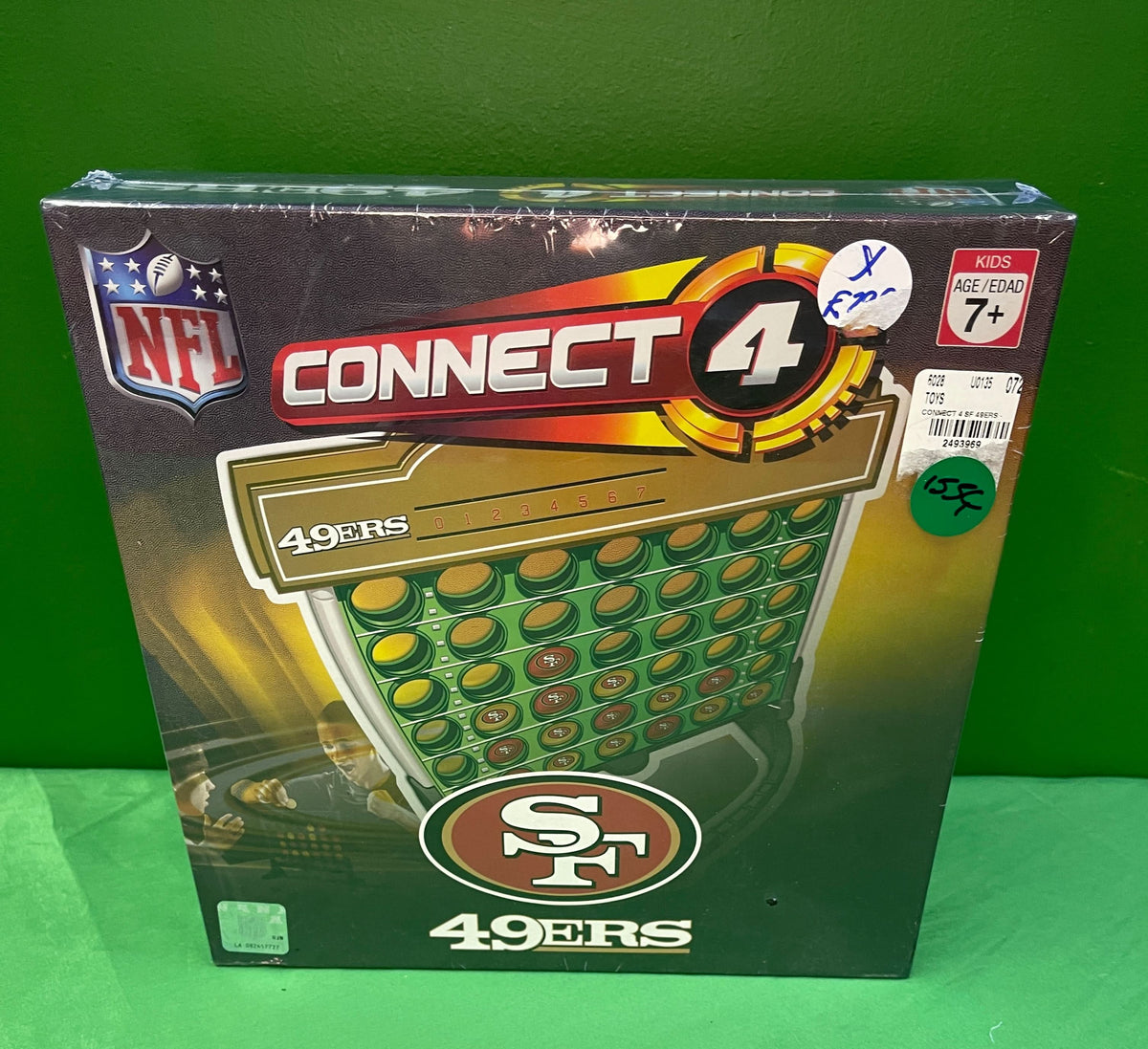 NFL San Francisco 49ers Connect 4 Game NWT