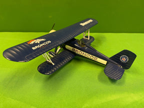 NFL Denver Broncos Ertl Heavy Metal Bi-Plane Collectable Aeroplane