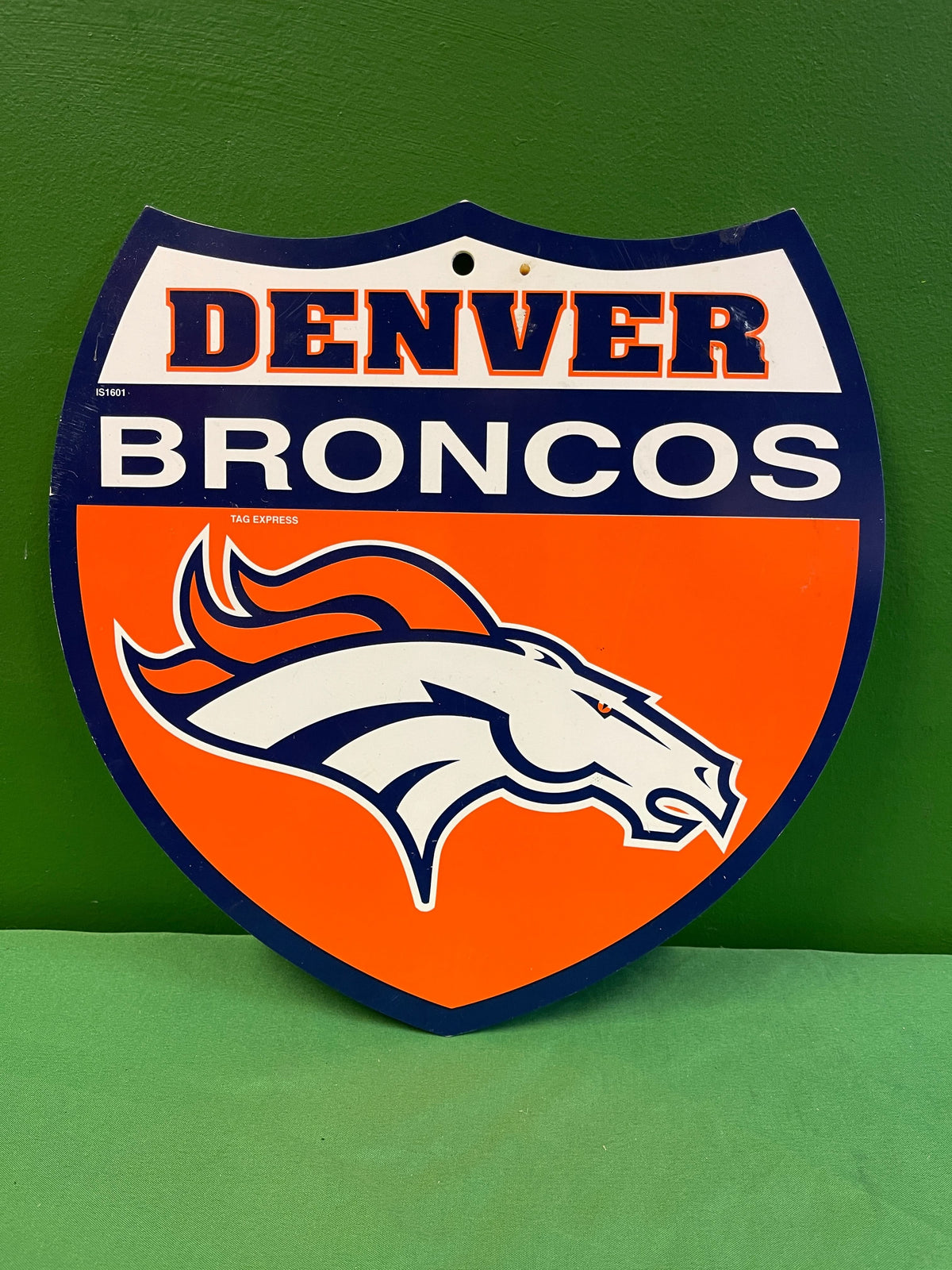 NFL Denver Broncos Officially Licensed Decorative Interstate Sign