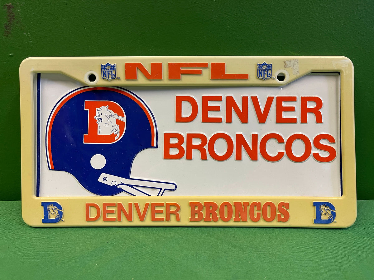 NFL Denver Broncos Licence Plate Sign & Frame