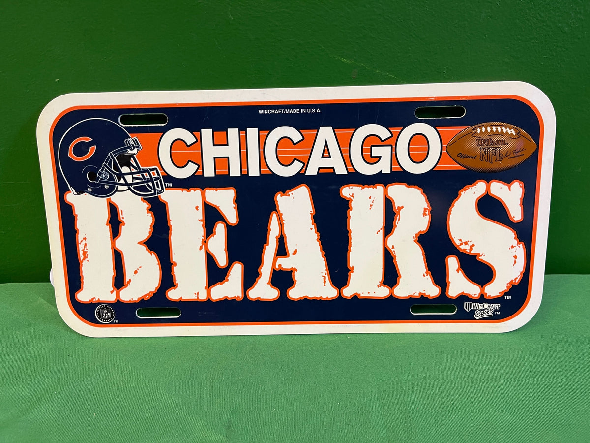 NFL Chicago Bears License Plate Sign