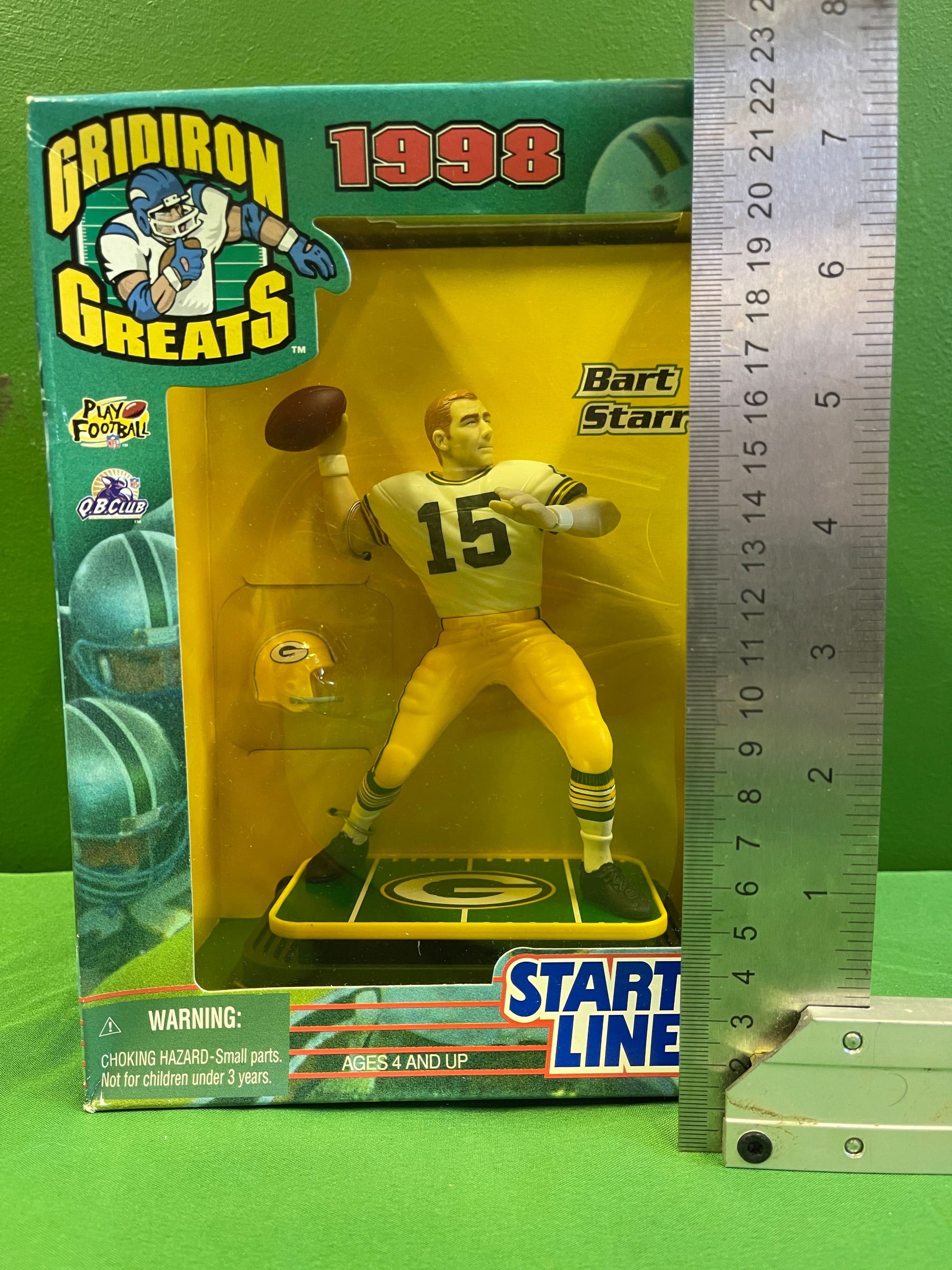 NFL Green Bay Packers Starting Lineup Gridiron Greats 1998 Bart Starr Figure