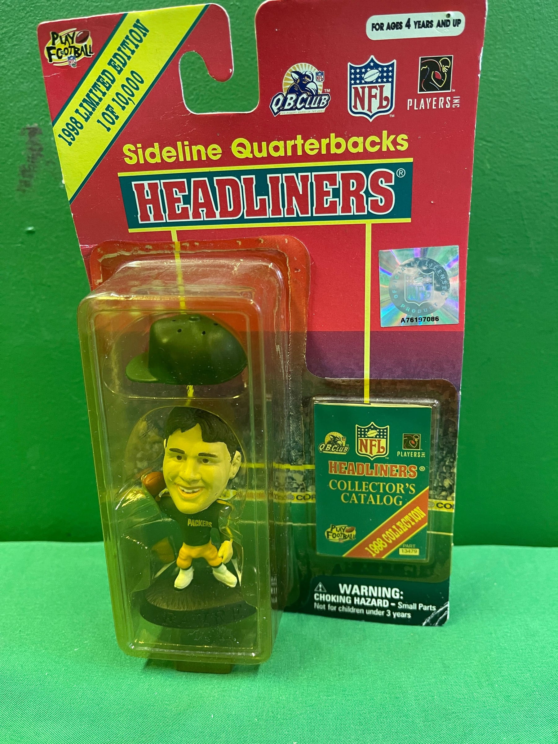 NFL Green Bay Packers Sideline Quarterbacks Headliners Brett Favre Figure