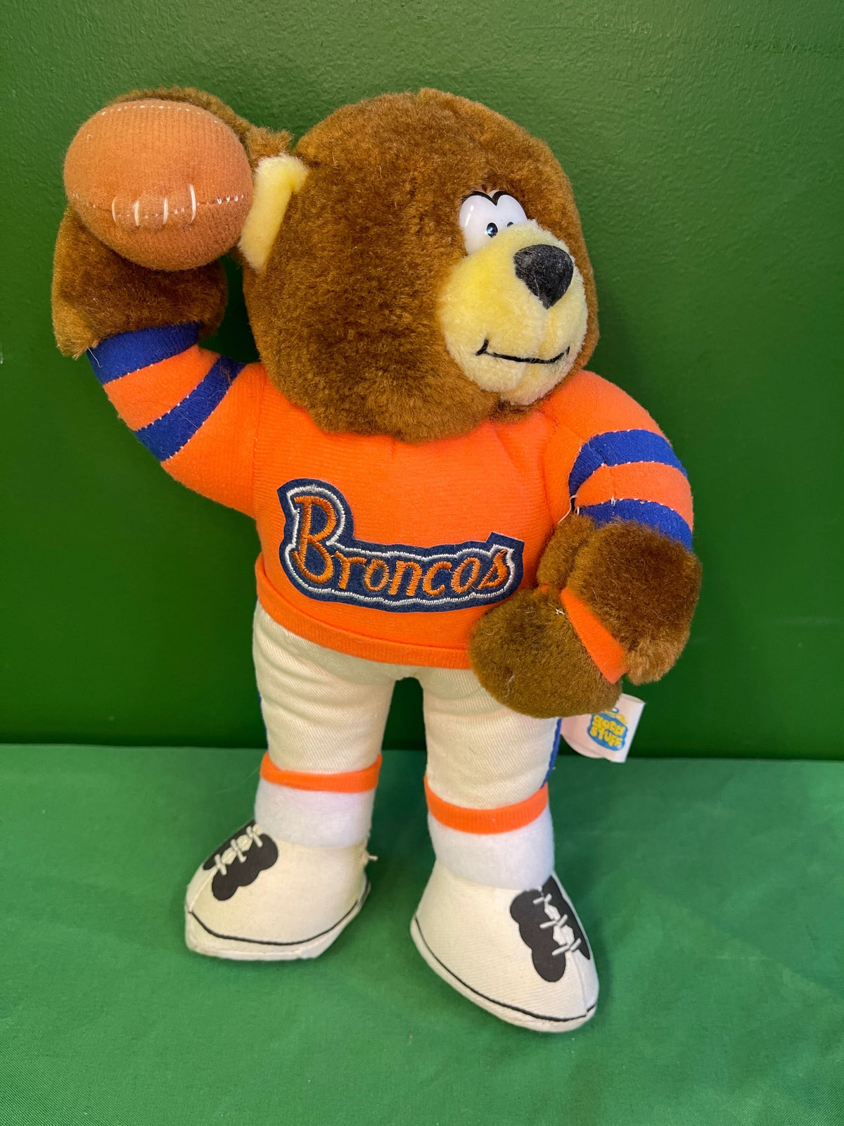 NFL Denver Broncos Good Stuff Vintage 1991 Stuffed Cuddly Toy Bear