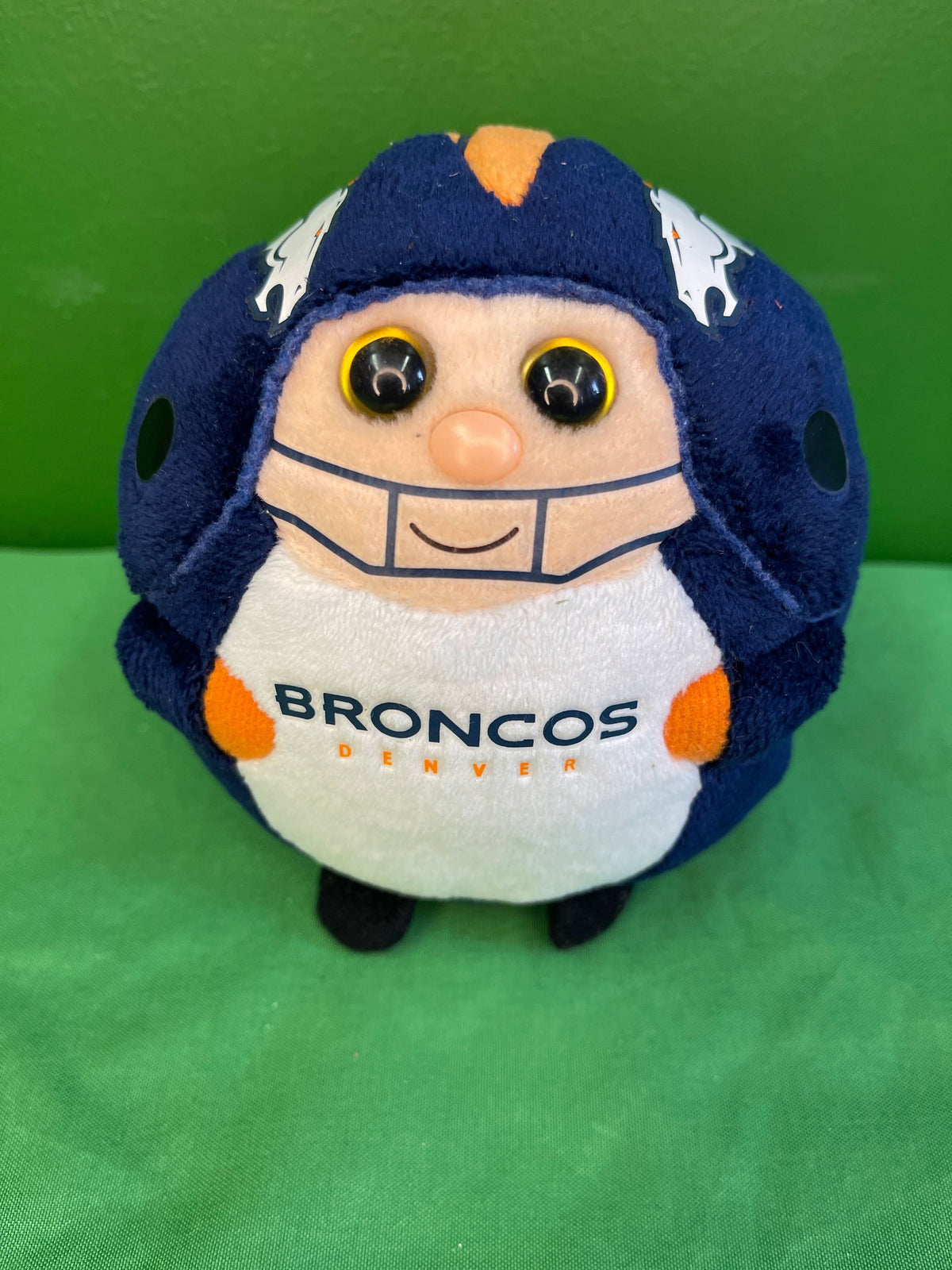 NFL Denver Broncos Ty Brand Beanie Ballz Football Plush Toy