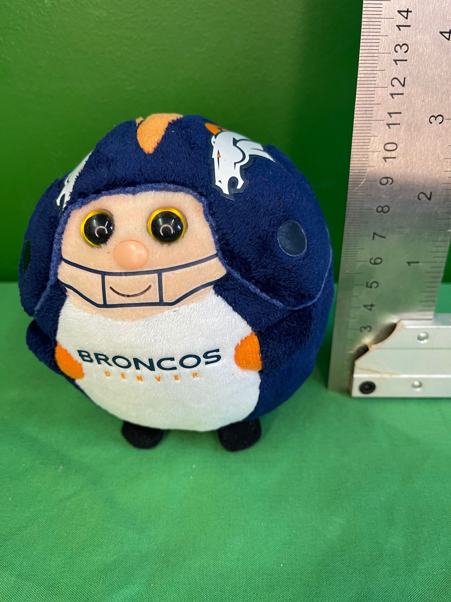 NFL Denver Broncos Ty Brand Beanie Ballz Football Plush Toy