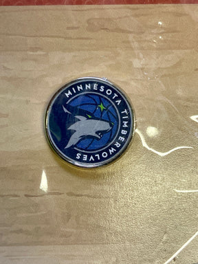 NBA Minnesota Timberwolves Fanatics Metal Lapel Pin Badge NWT