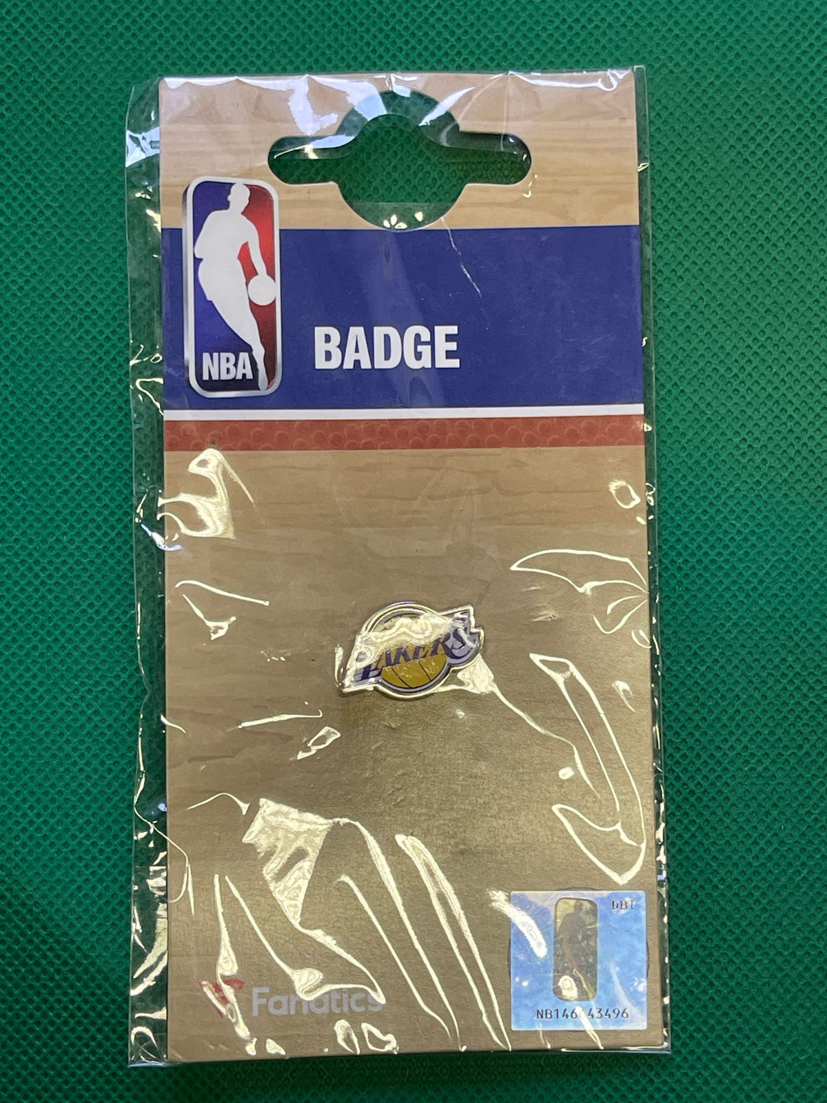 NBA Los Angeles Lakers Fanatics Metal Lapel Pin Badge NWT