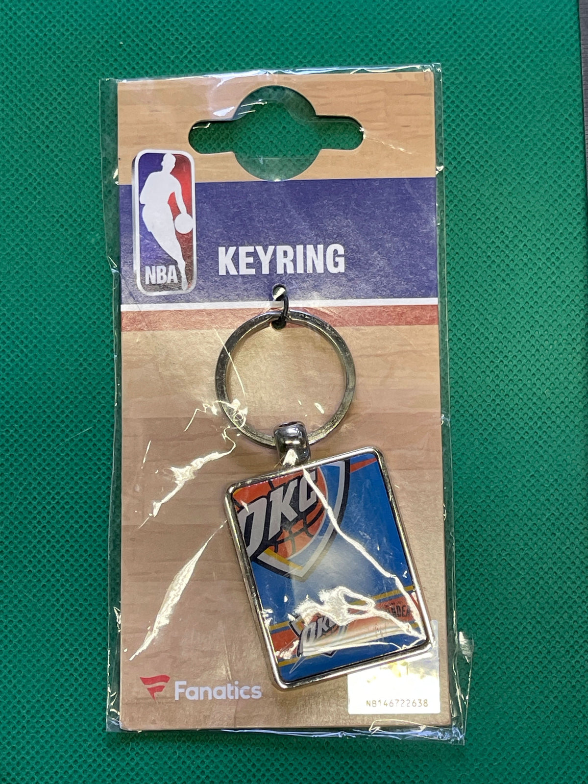 NBA Oklahoma City Thunder Metal Keyring/Key Chain NWT