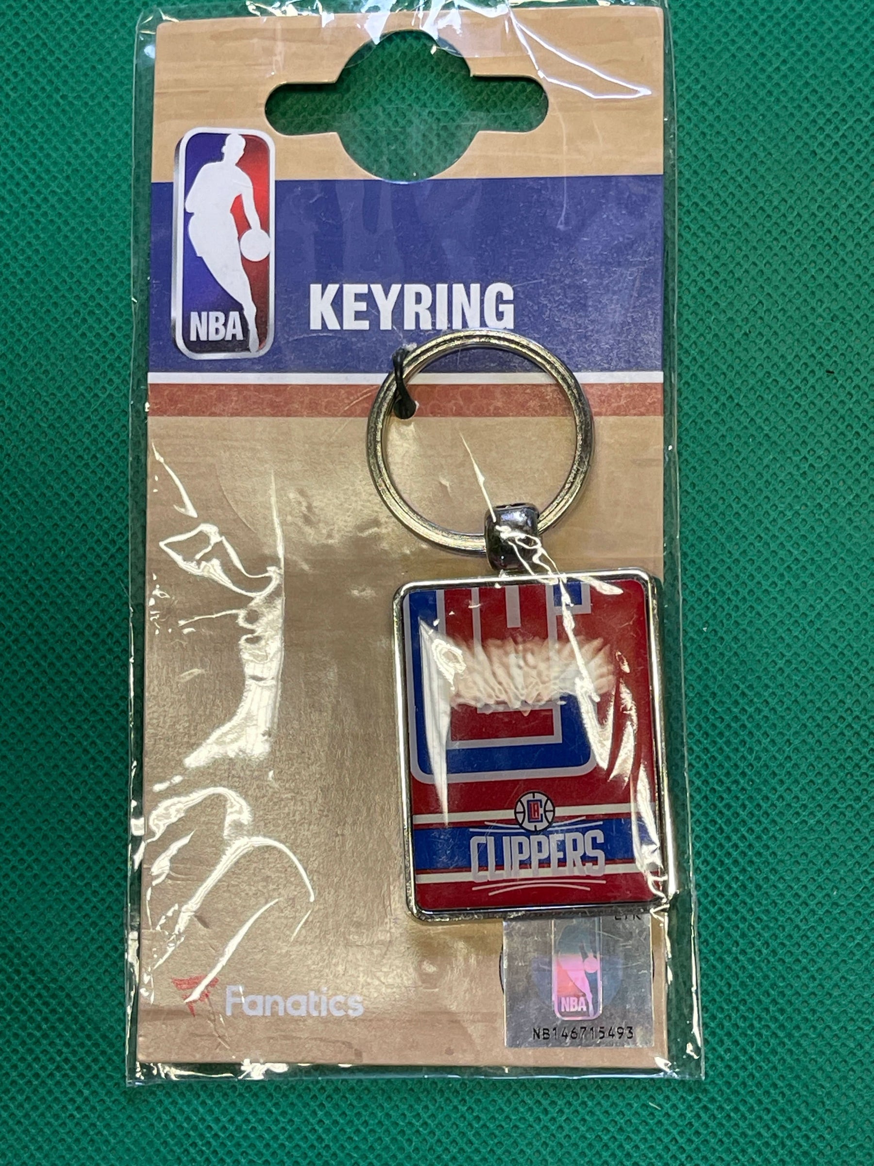 NBA Los Angeles Clippers Metal Keyring/Key Chain NWT