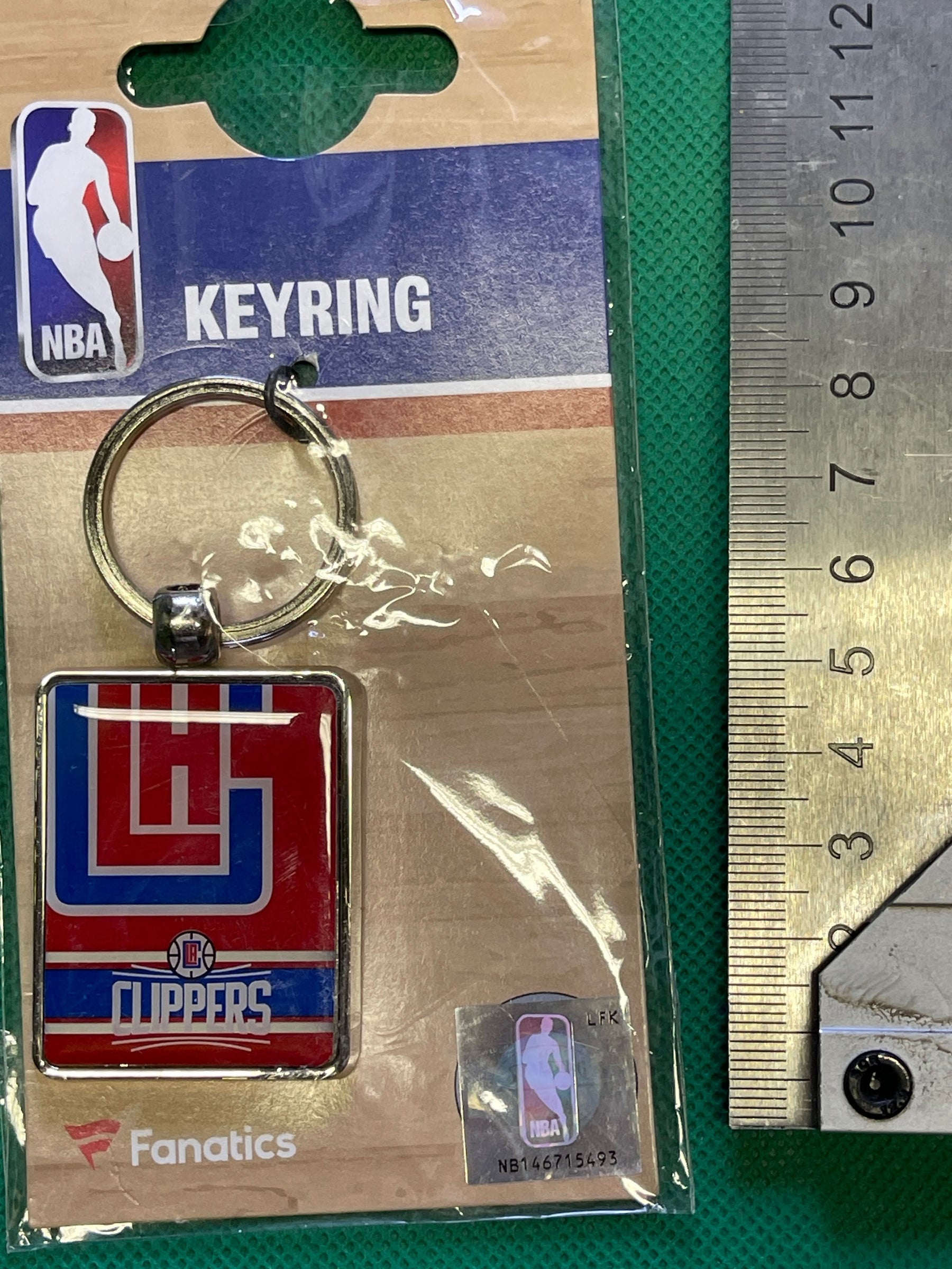 NBA Los Angeles Clippers Metal Keyring/Key Chain NWT