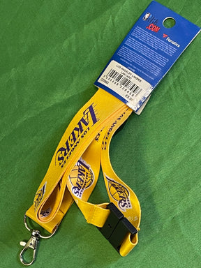 NBA Los Angeles Lakers Fanatics Yellow Combination Lanyard Key Clip NWT