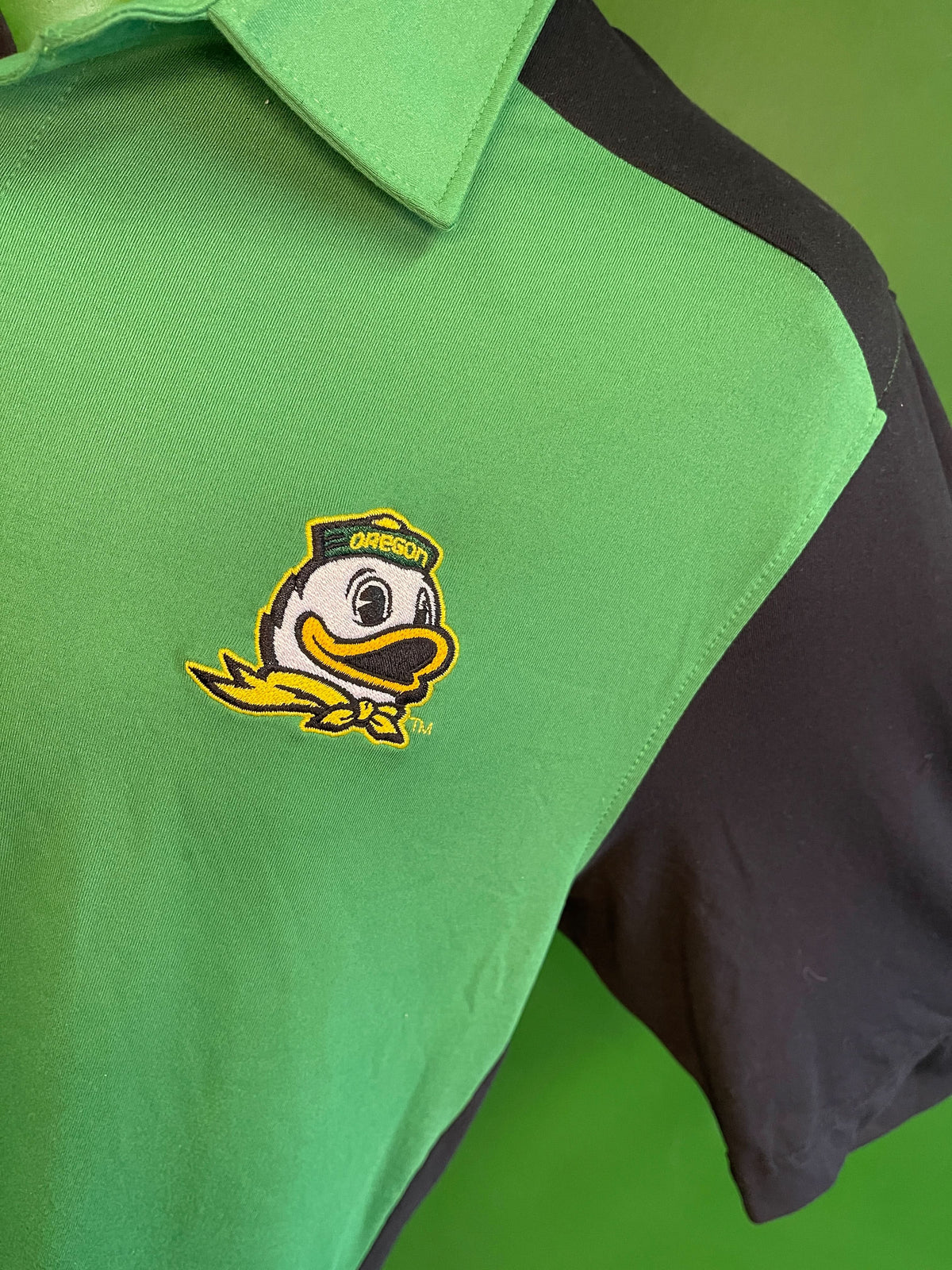 NCAA Oregon Ducks Colour Blocked Polo/Golf Shirt Men's Medium NWT