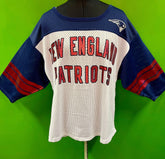 NFL New England Patriots Glittery Mesh Jersey Style Top Women's Large