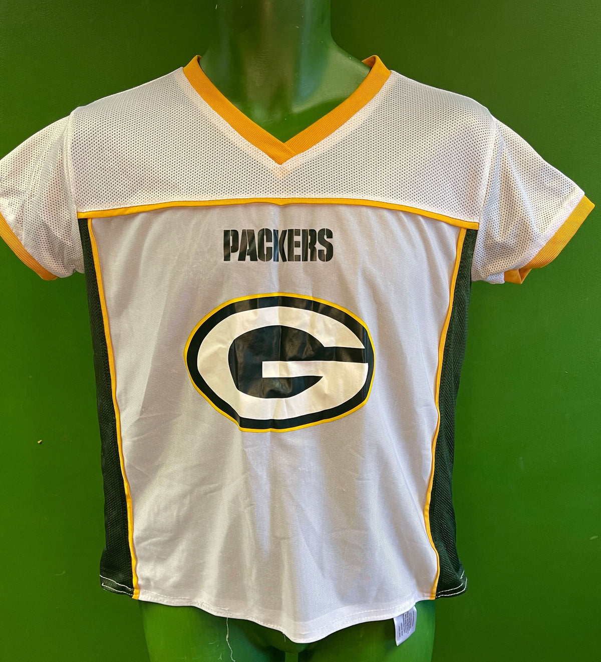 NFL Green Bay Packers Reversible Flag Football Jersey Youth Large 14-16