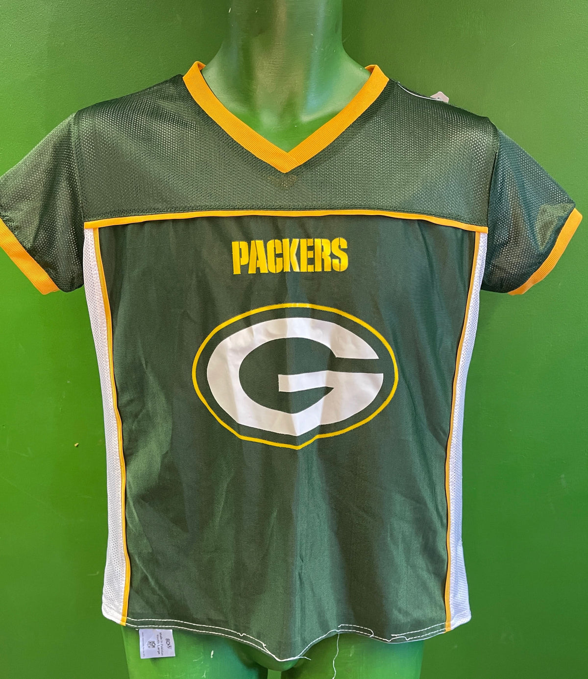 NFL Green Bay Packers Reversible Flag Football Jersey Youth Large 14-16