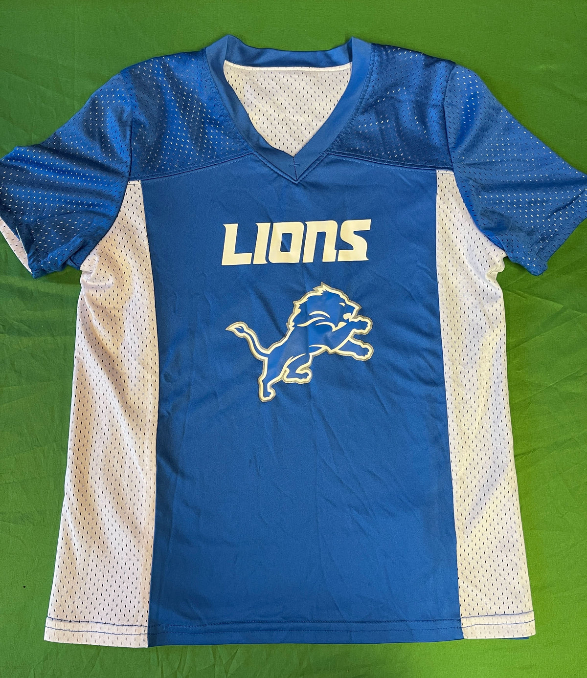 NFL Detroit Lions Reversible Flag Football Jersey Youth Medium 10-12