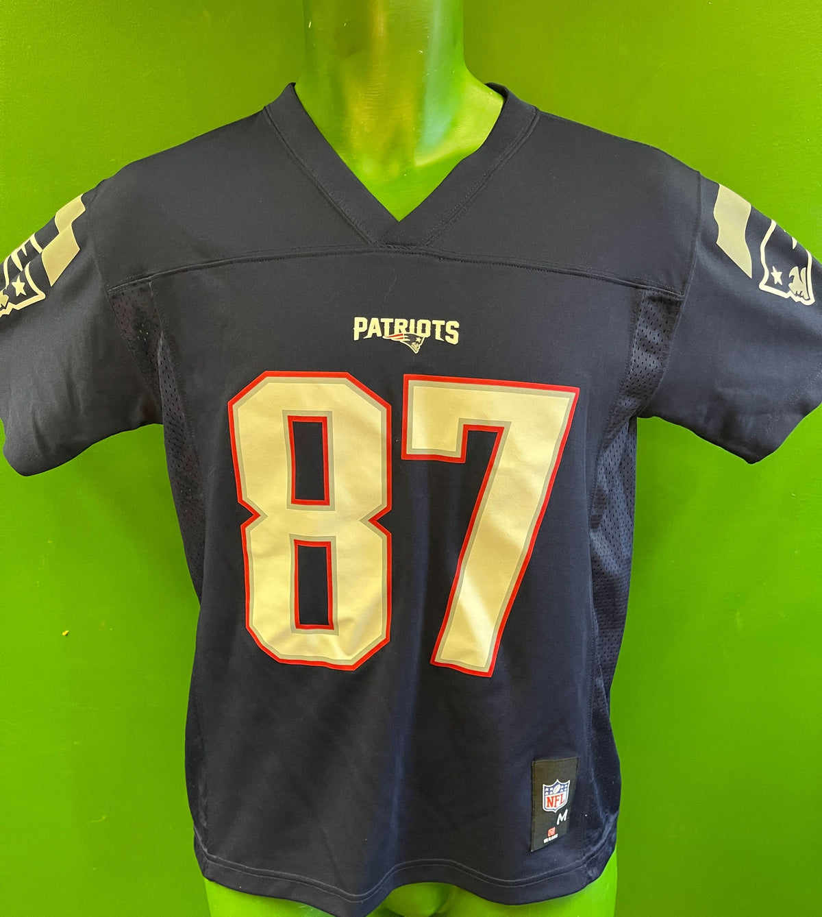 NFL New England Patriots Rob Gronkowski #87 Jersey Youth Medium 10-12