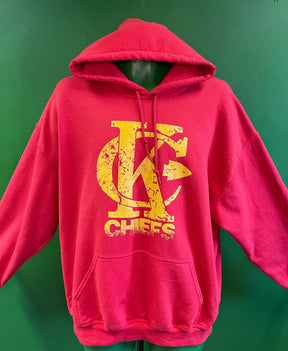 NFL Kansas City Chiefs Custom Red Hoodie Men's X-Large