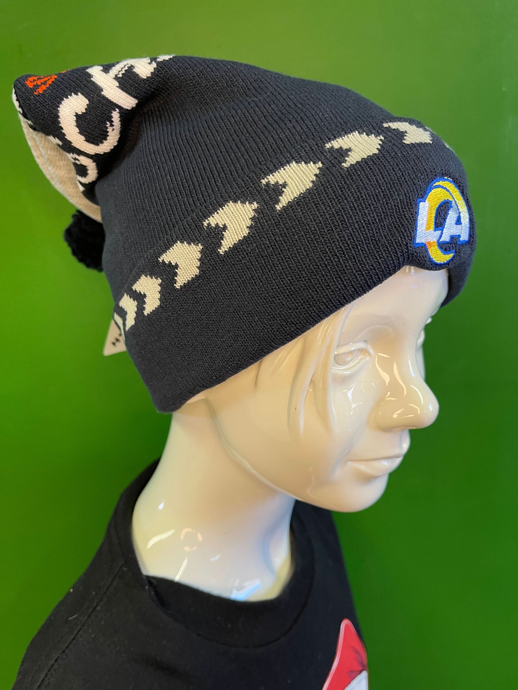 NFL Los Angeles Rams '47 Brand Super Bowl LVI Woolly Bobble Hat OSFM NWT