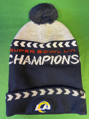 NFL Los Angeles Rams '47 Brand Super Bowl LVI Woolly Bobble Hat OSFM NWT