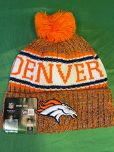 NFL Denver Broncos New Era On Field Sport Knit Woolly Bobble Hat OSFM NWT