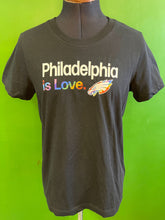 NFL Philadelphia Eagles 100% Cotton Rainbow Love T-Shirt Women's Small NWT