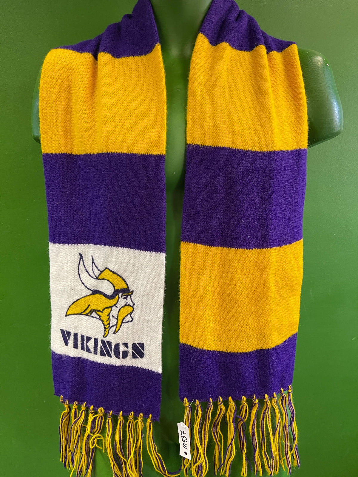 NFL Minnesota Vikings Vintage Acrylic Fringed Scarf