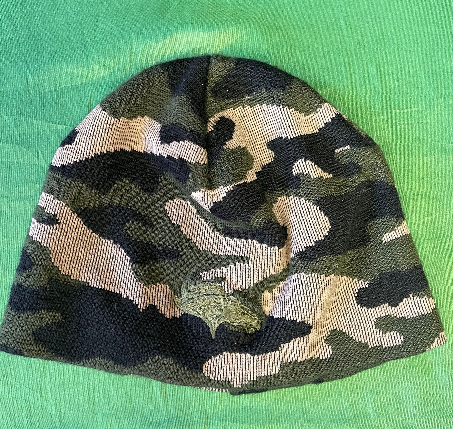 NFL Denver Broncos Camo Woolly Beanie Hat OSFM