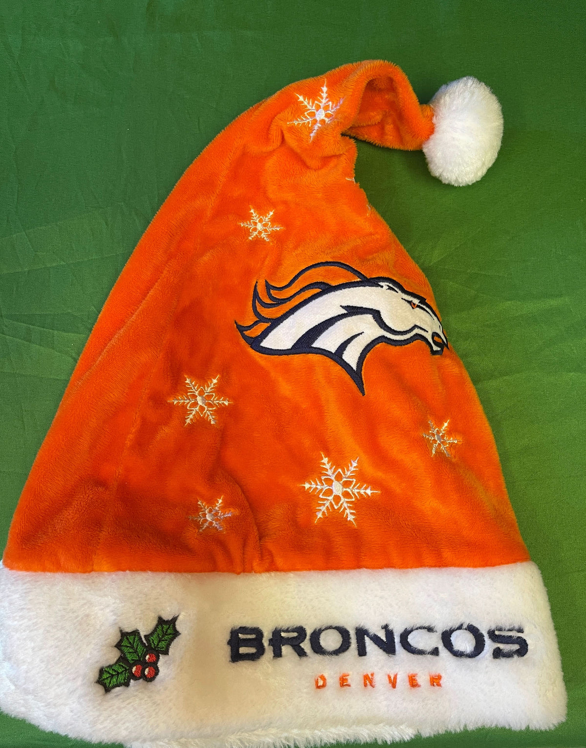 NFL Denver Broncos FOCO Soft Winter Santa Hat OSFM