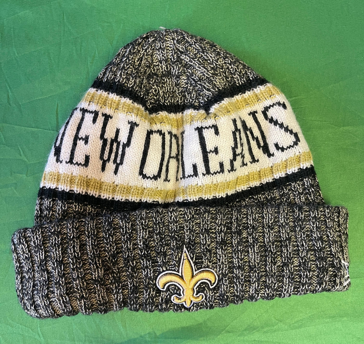 NFL New Orleans Saints New Era Logo Woolly Hat OSFM