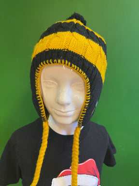 NCAA Colorado Buffaloes Striped Tassel Tie Woolly Bobble Hat OSFM