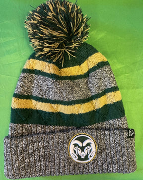 NCAA Colorado State Rams Zephyr Striped Woolly Bobble Hat OSFM