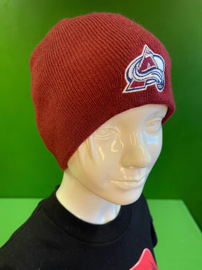 NHL Colorado Avalanche Burgundy Beanie Hat OSFM